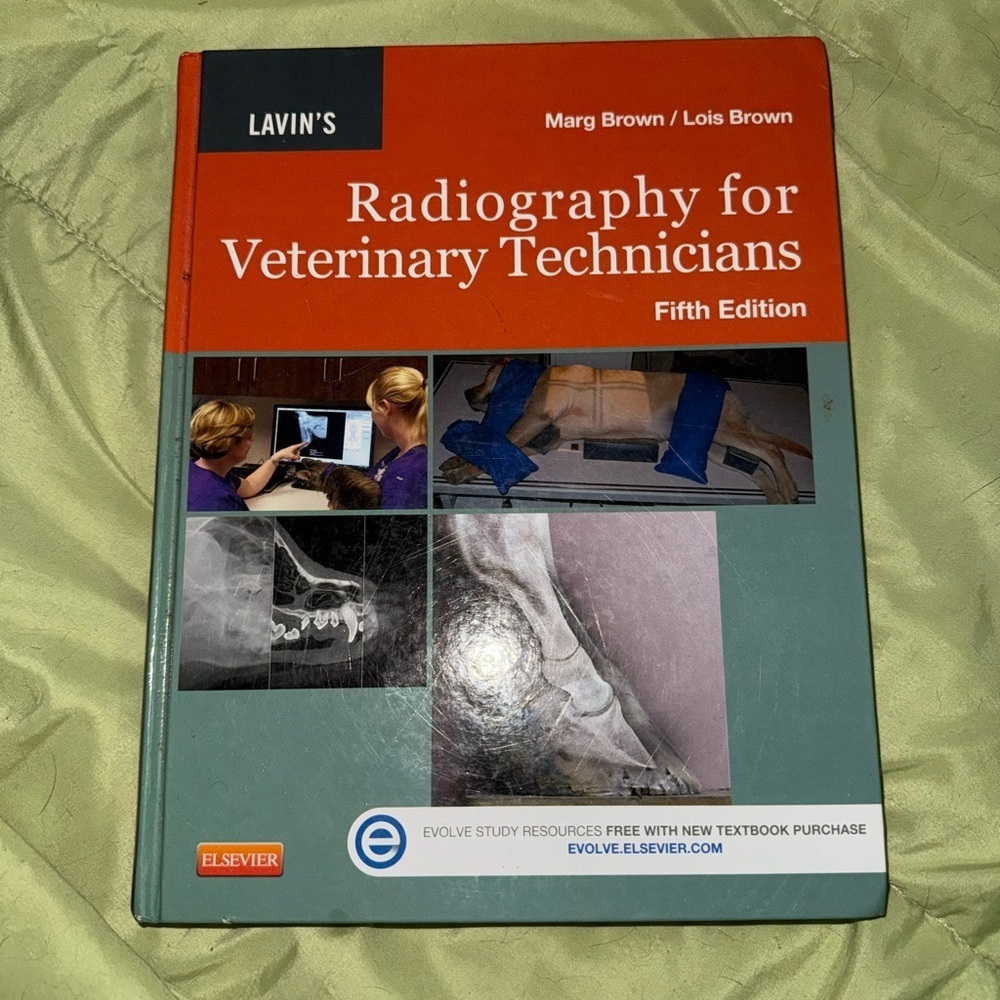 BNWOT Radiography for Veterinary Technicians - Fifth Edition